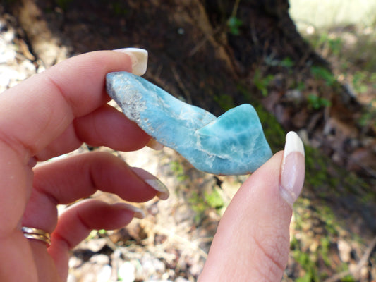Tumbled Larimar Specimen #1