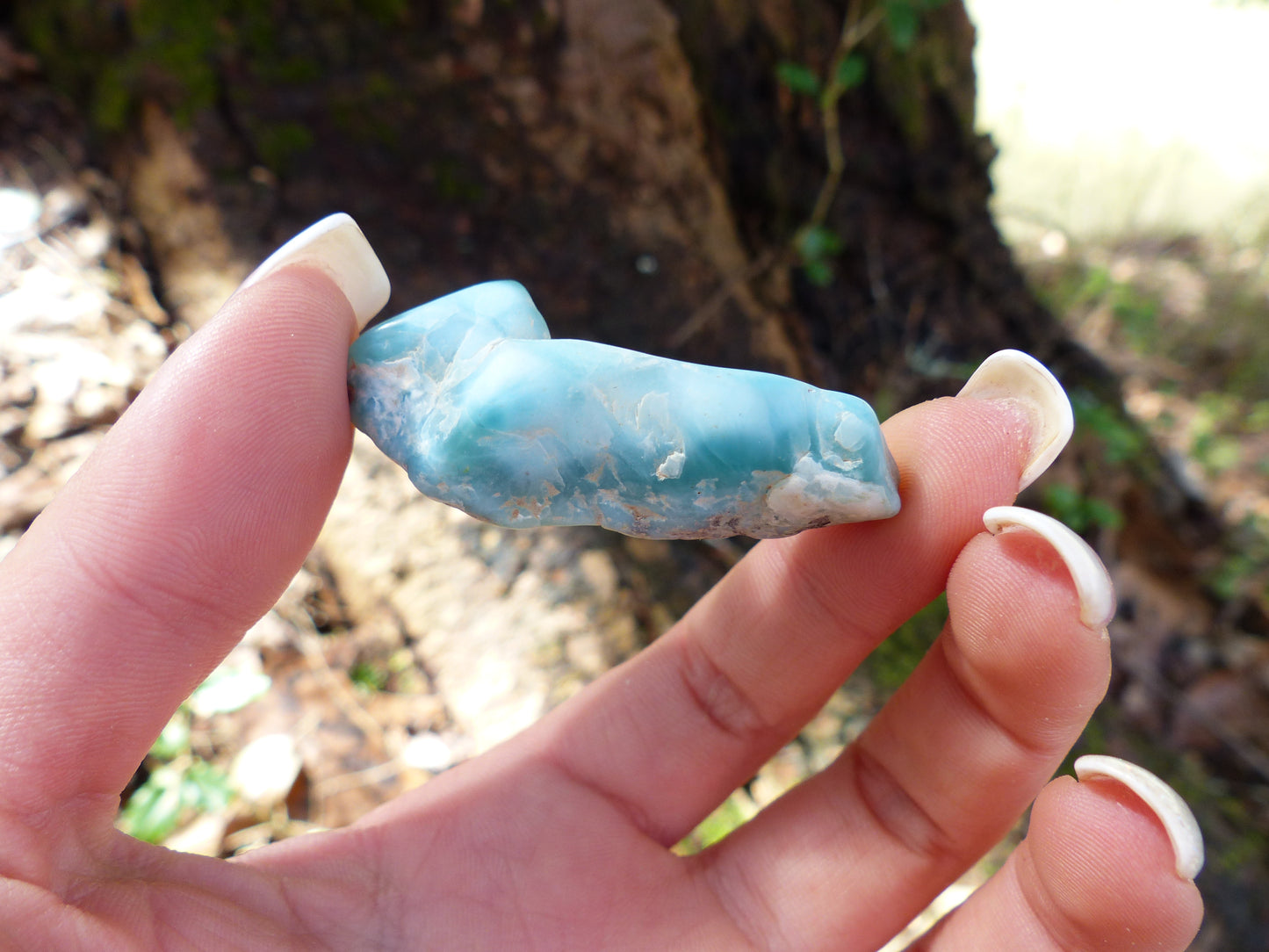 Tumbled Larimar Specimen #1