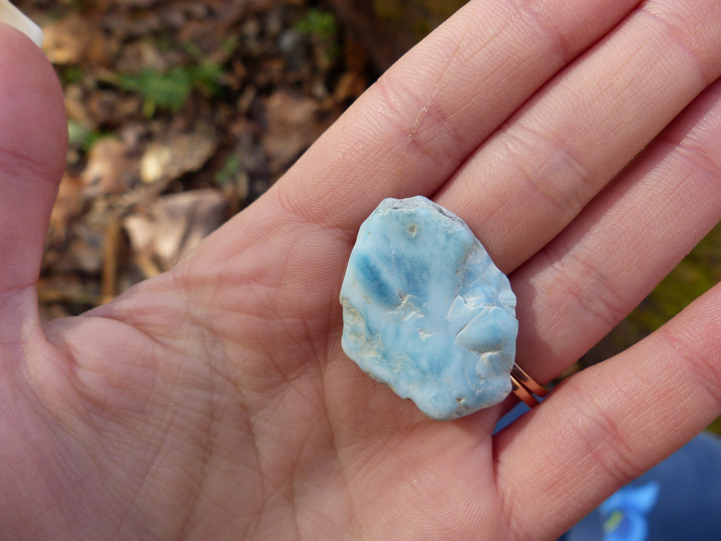 Tumbled Larimar Specimen #2