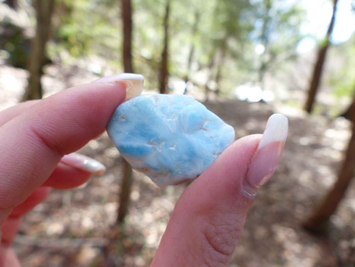 Tumbled Larimar Specimen #2
