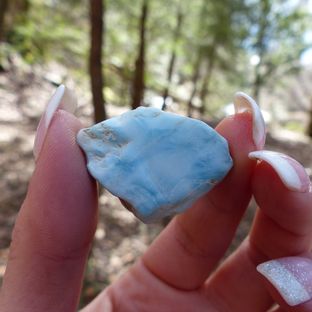 Tumbled Larimar Specimen #2
