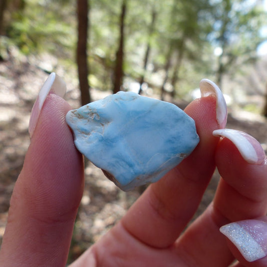Tumbled Larimar Specimen #2