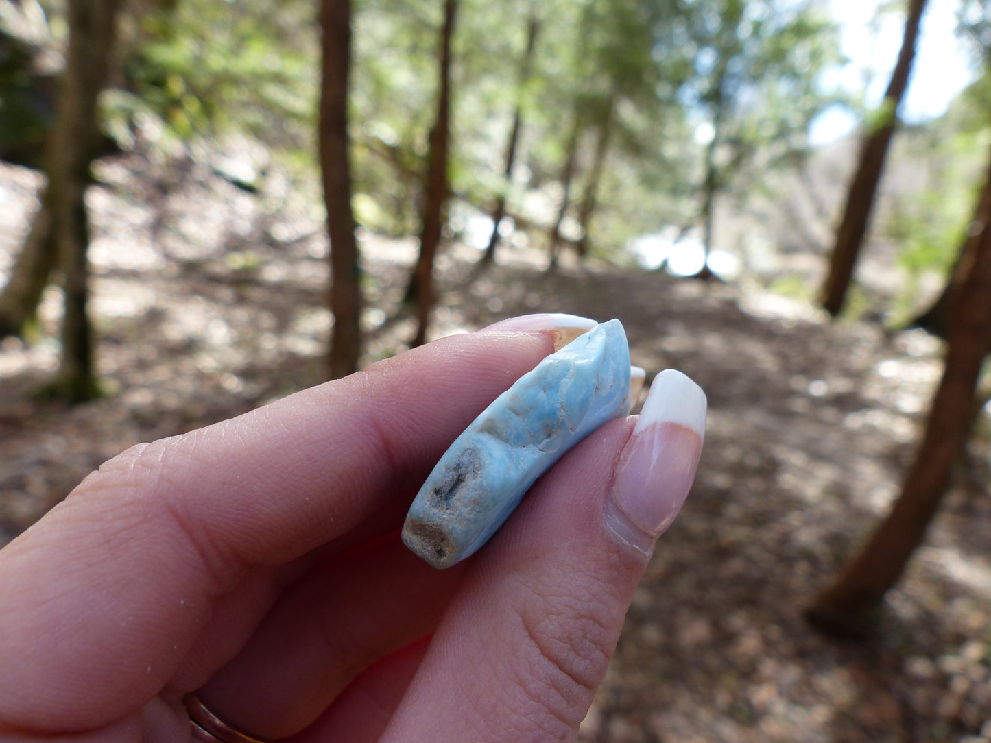 Tumbled Larimar Specimen #2