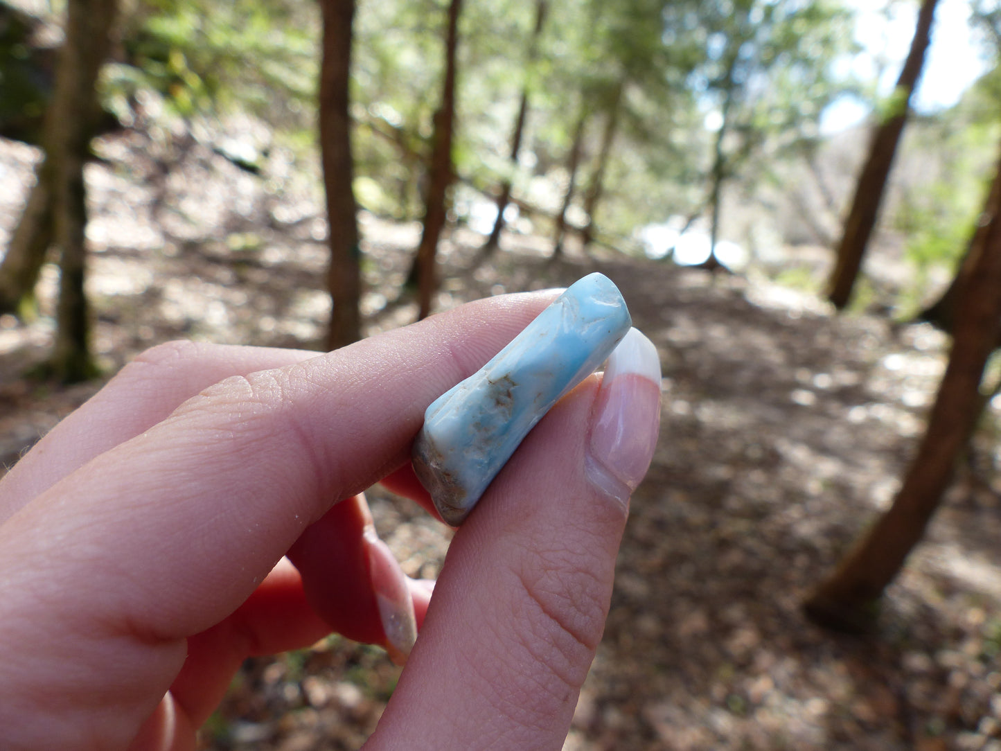 Tumbled Larimar Specimen #2