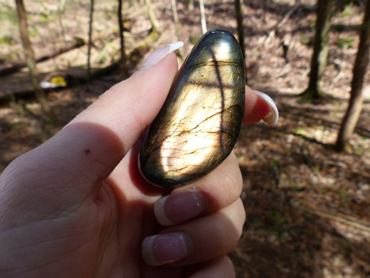 Labradorite Palm Stone (#76)