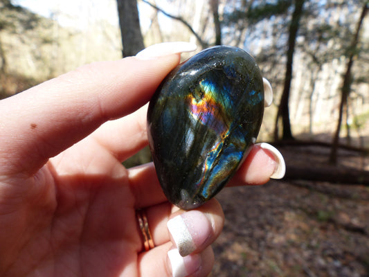 Labradorite Palm Stone (#72)