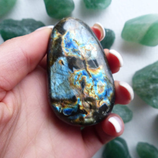 Labradorite Palm Stone (#82)