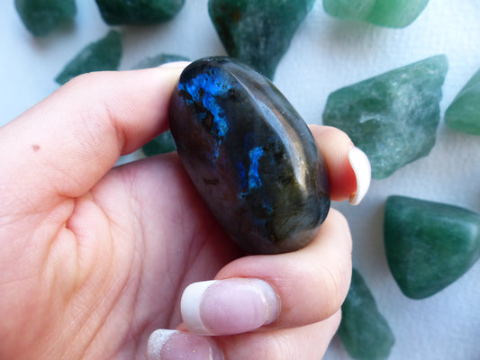 Labradorite Palm Stone (#92)