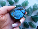 Labradorite Palm Stone (#90)