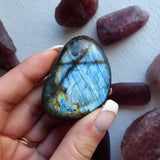 Labradorite Palm Stone (#90)