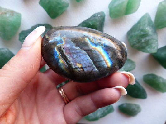 Labradorite Palm Stone (#88)