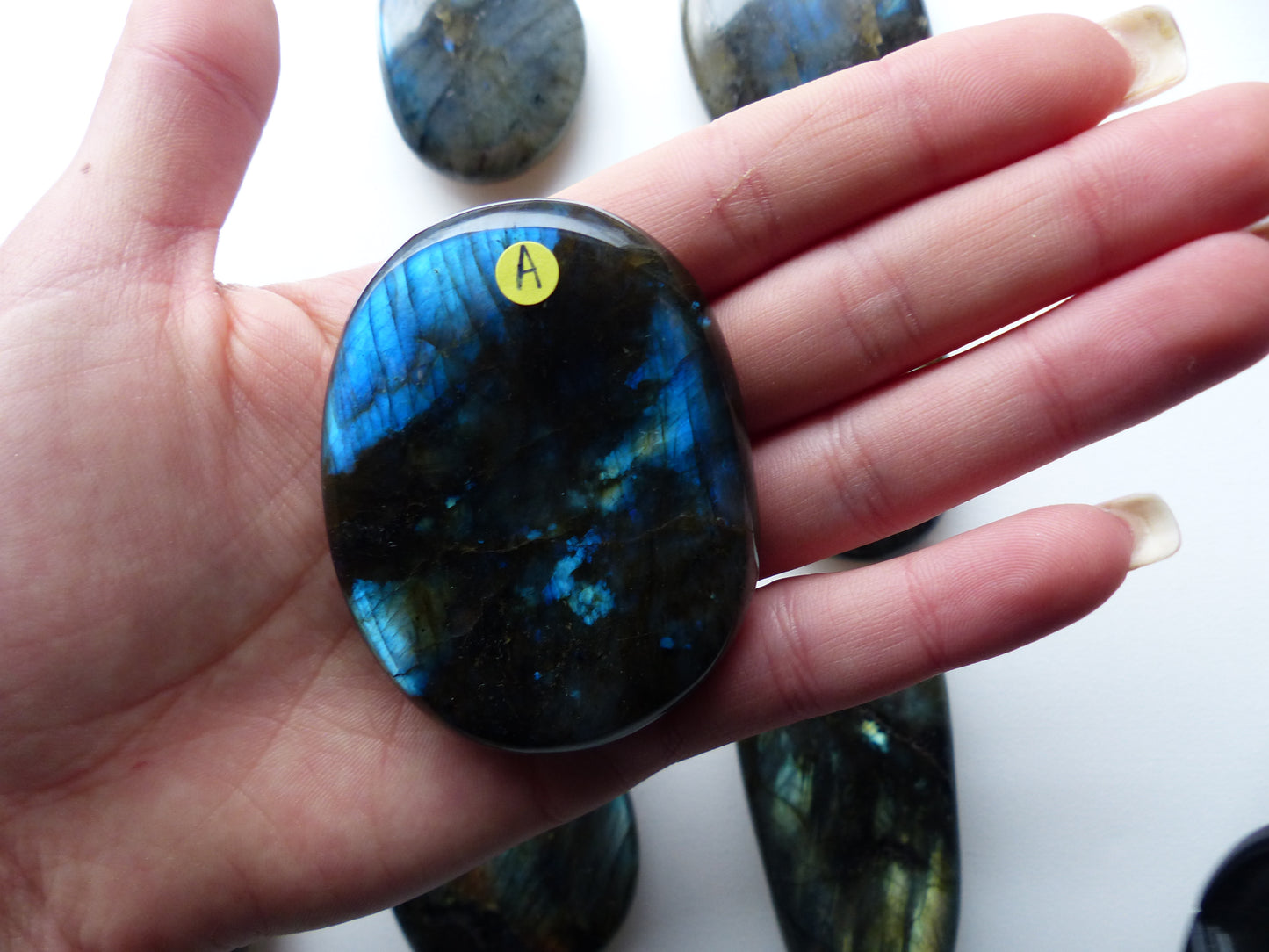 Choose your Labradorite Palm Stone - Simply Affinity
