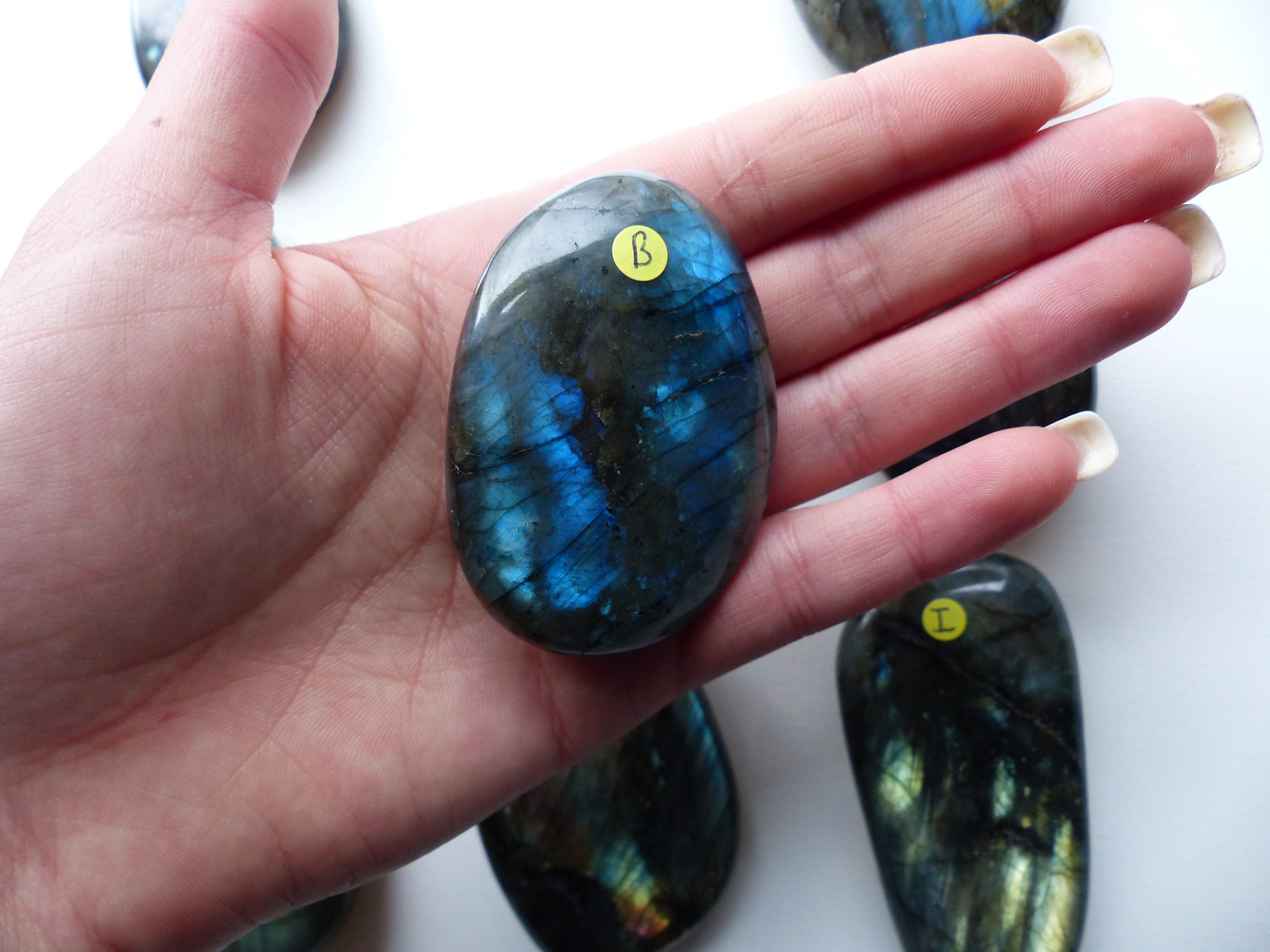 Choose your Labradorite Palm Stone - Simply Affinity
