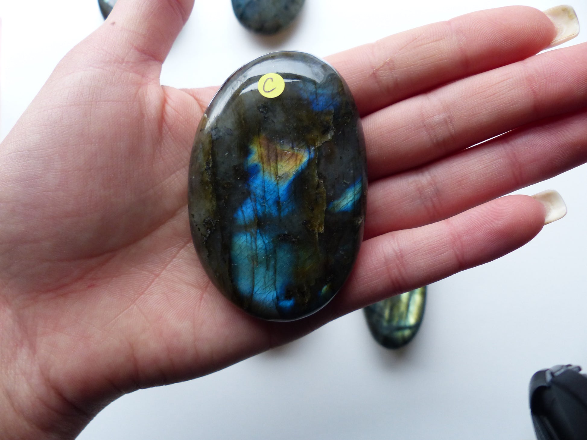 Choose your Labradorite Palm Stone - Simply Affinity