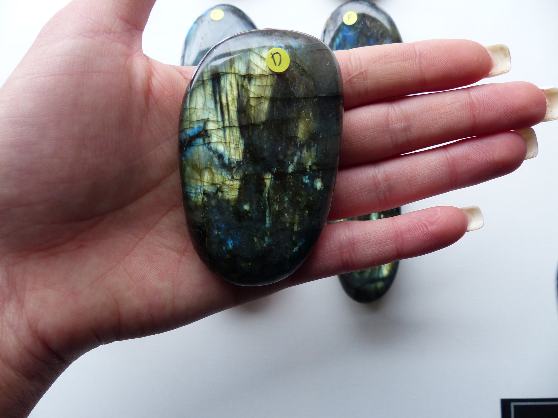 Choose your Labradorite Palm Stone - Simply Affinity