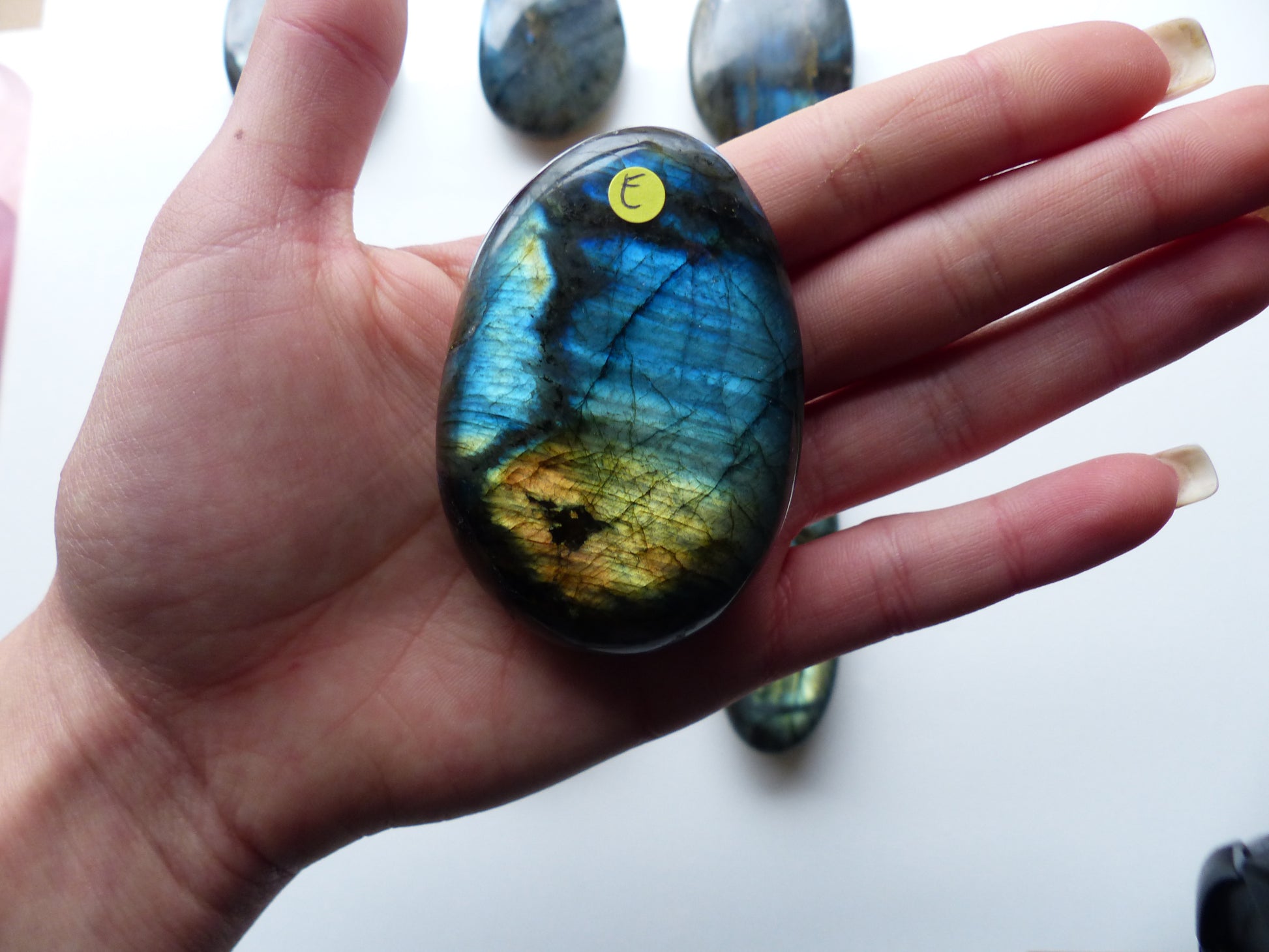Choose your Labradorite Palm Stone - Simply Affinity