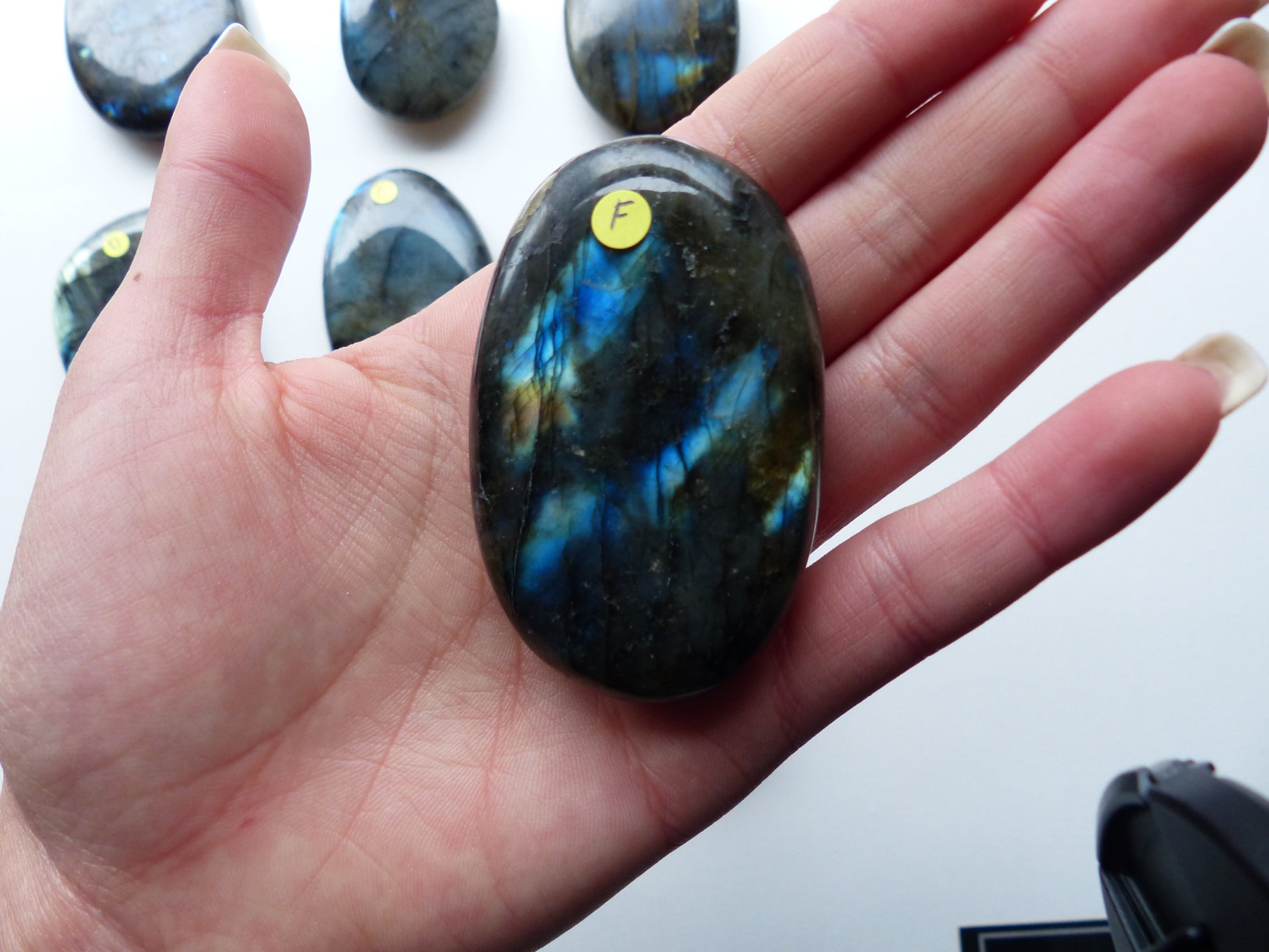 Choose your Labradorite Palm Stone - Simply Affinity