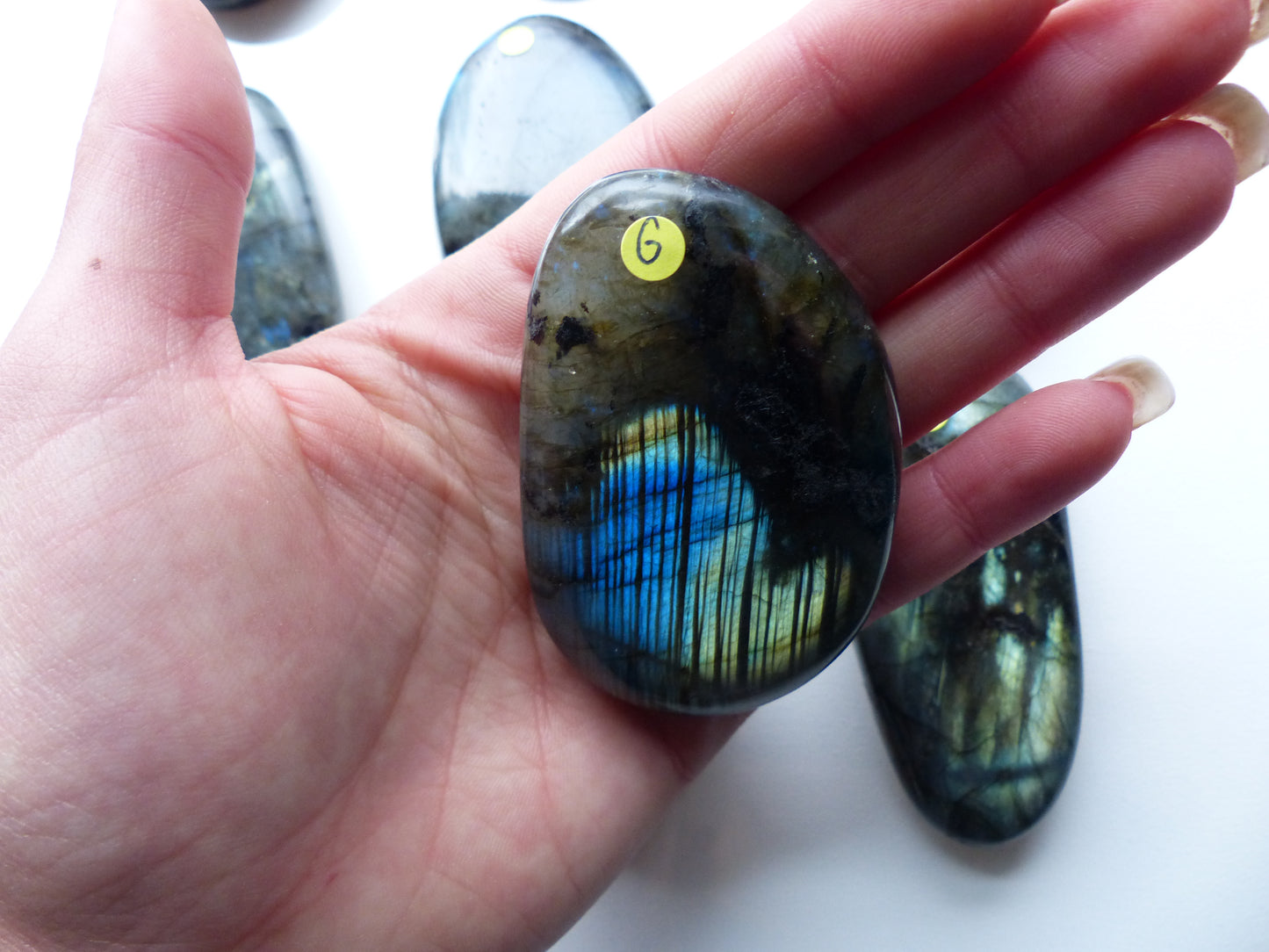 Choose your Labradorite Palm Stone - Simply Affinity