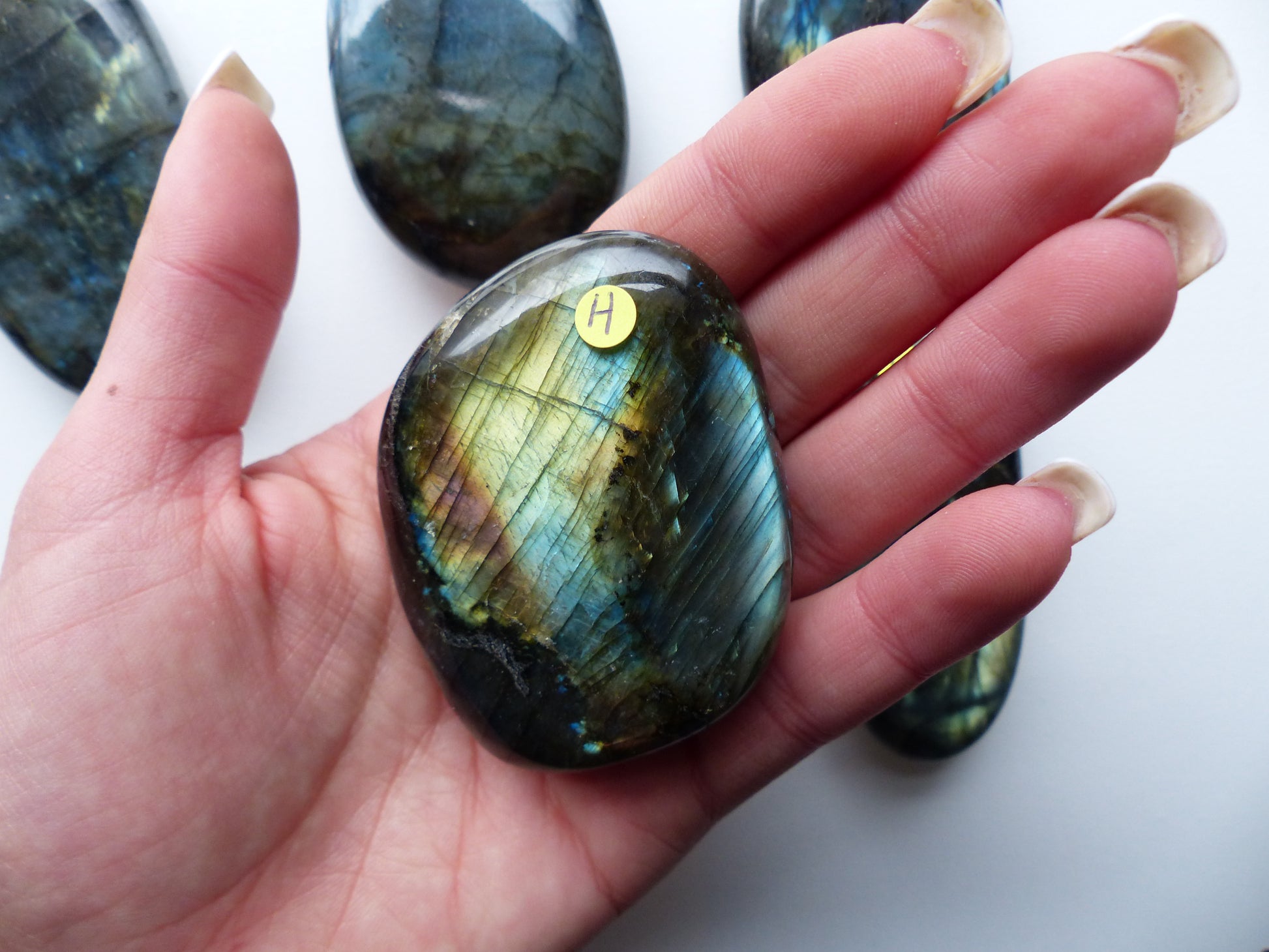 Choose your Labradorite Palm Stone - Simply Affinity