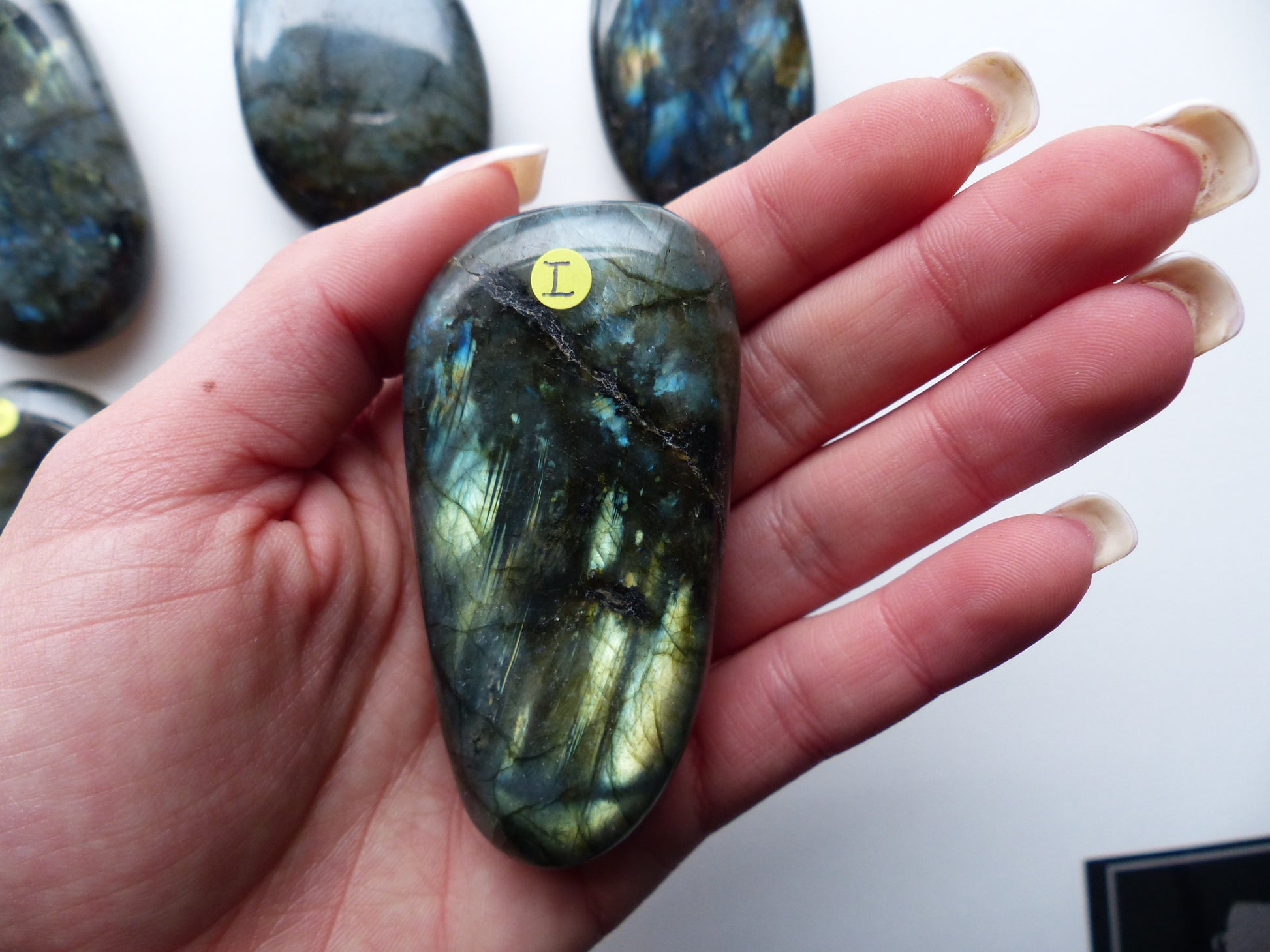 Choose your Labradorite Palm Stone - Simply Affinity