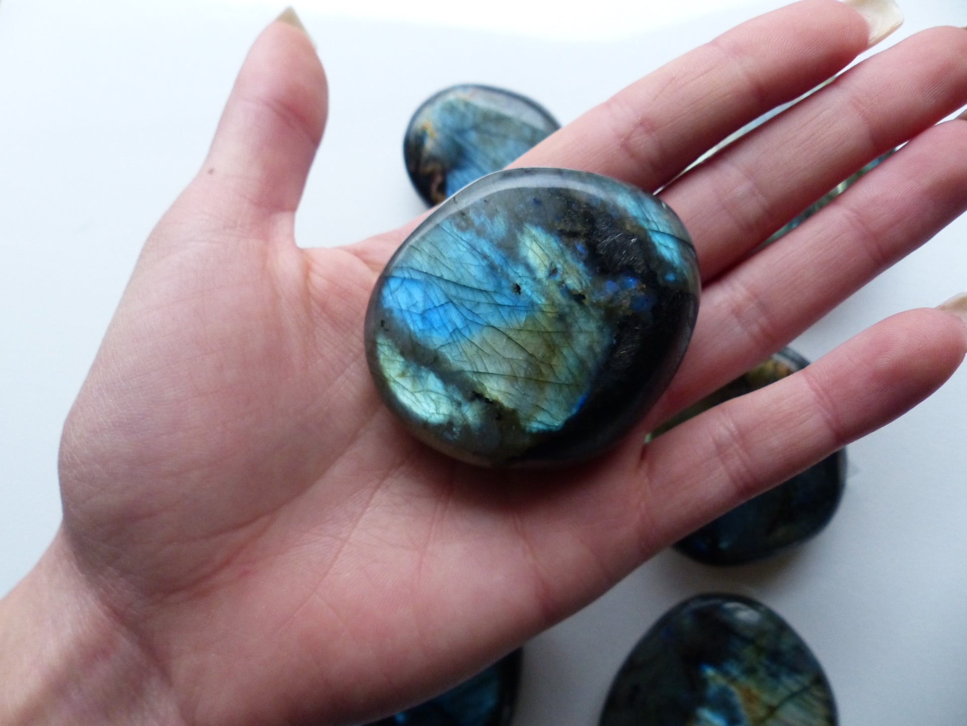 Choose your Labradorite Palm Stone - Simply Affinity
