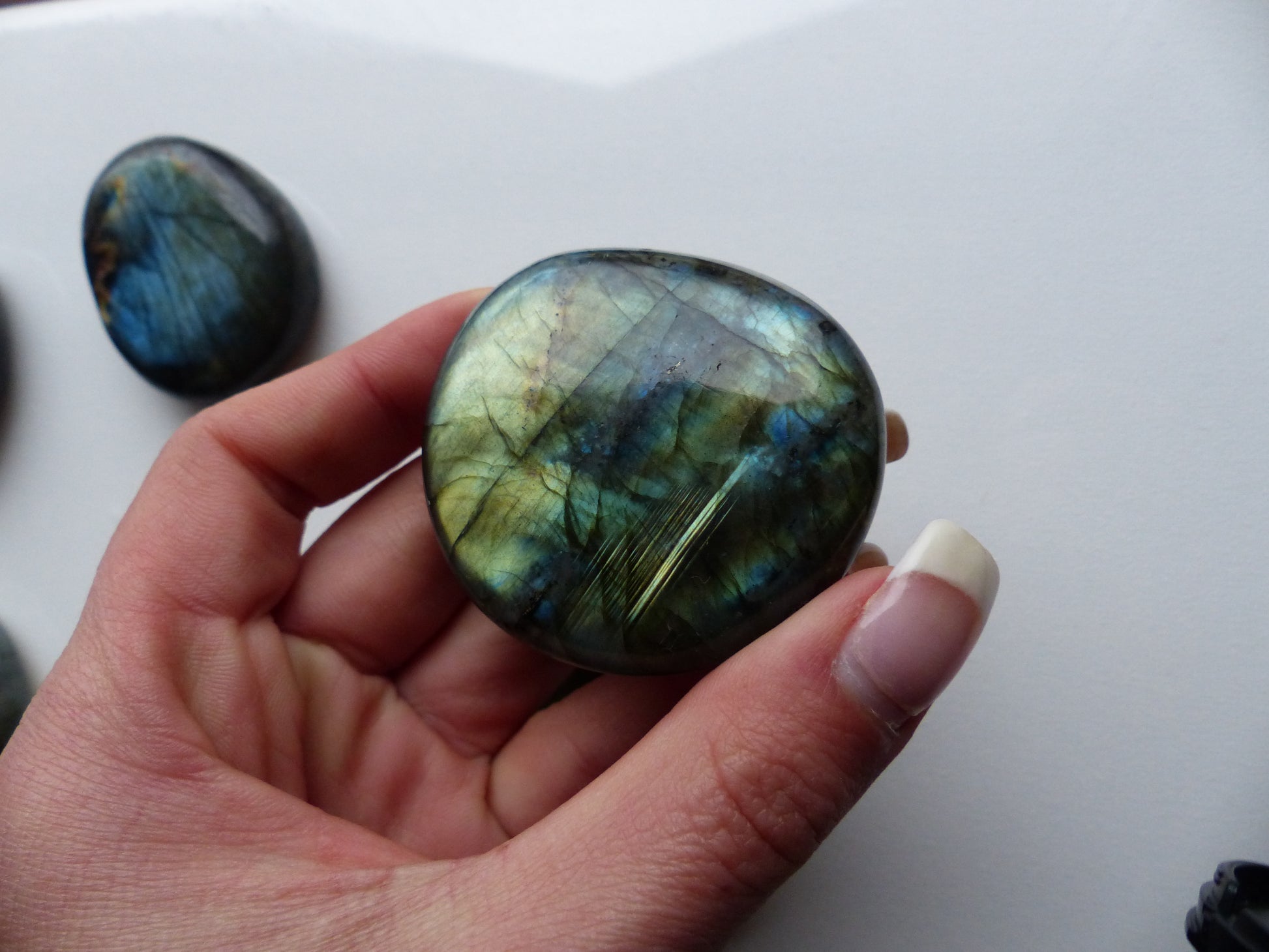 Choose your Labradorite Palm Stone - Simply Affinity