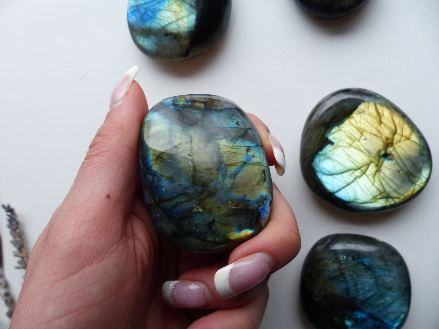 Choose your Labradorite Palm Stone - Simply Affinity