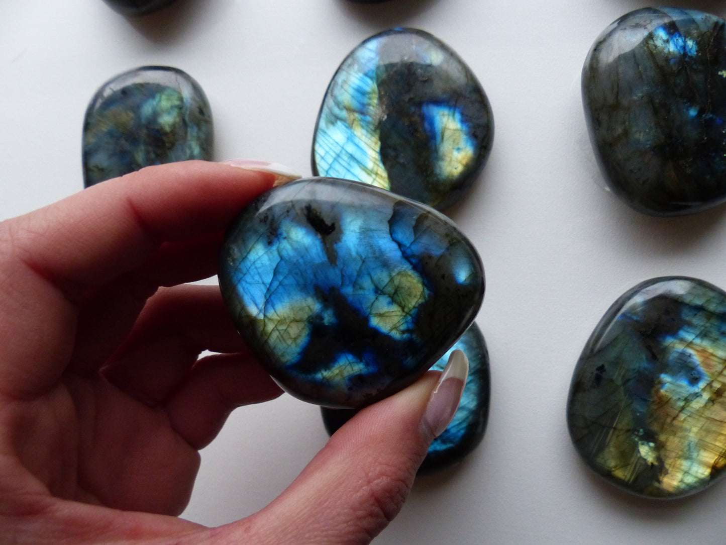 Choose your Labradorite Palm Stone - Simply Affinity