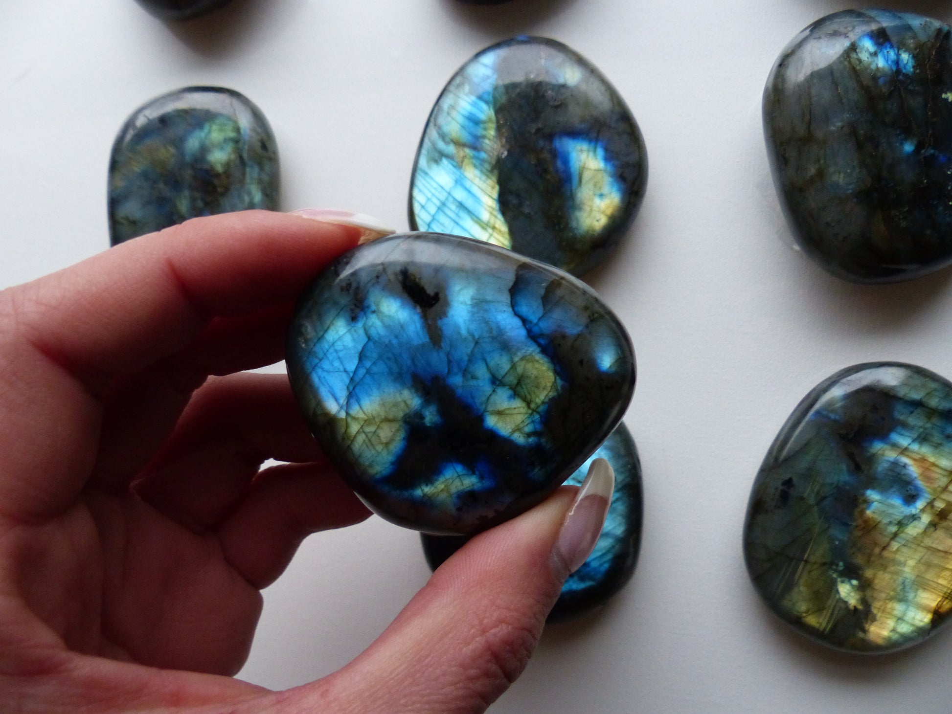Choose your Labradorite Palm Stone - Simply Affinity