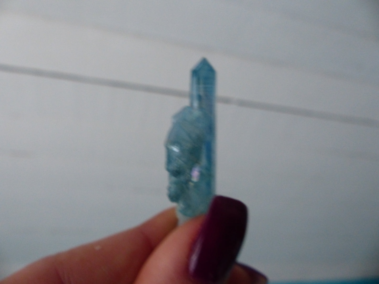 Arkansas Aqua Aura Quartz Point (#4) - Simply Affinity