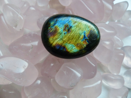 Labradorite Palm Stone (#108)