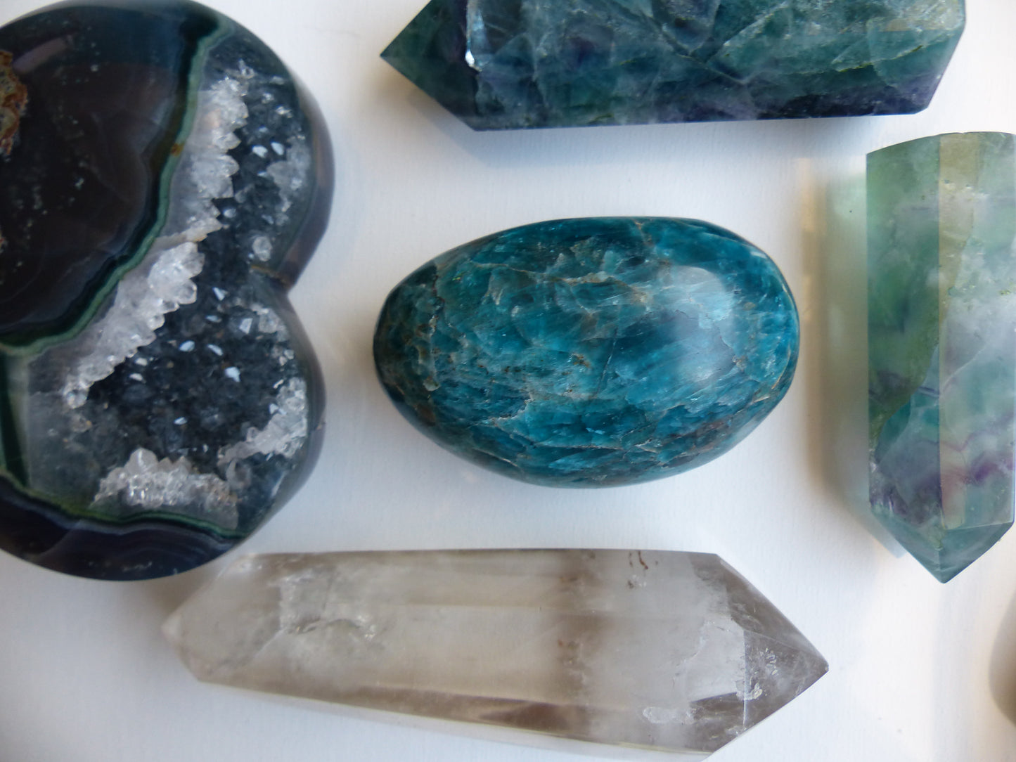 Blue Apatite Palm Stone (#9) - Simply Affinity