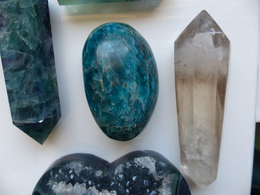 Blue Apatite Palm Stone (#9) - Simply Affinity