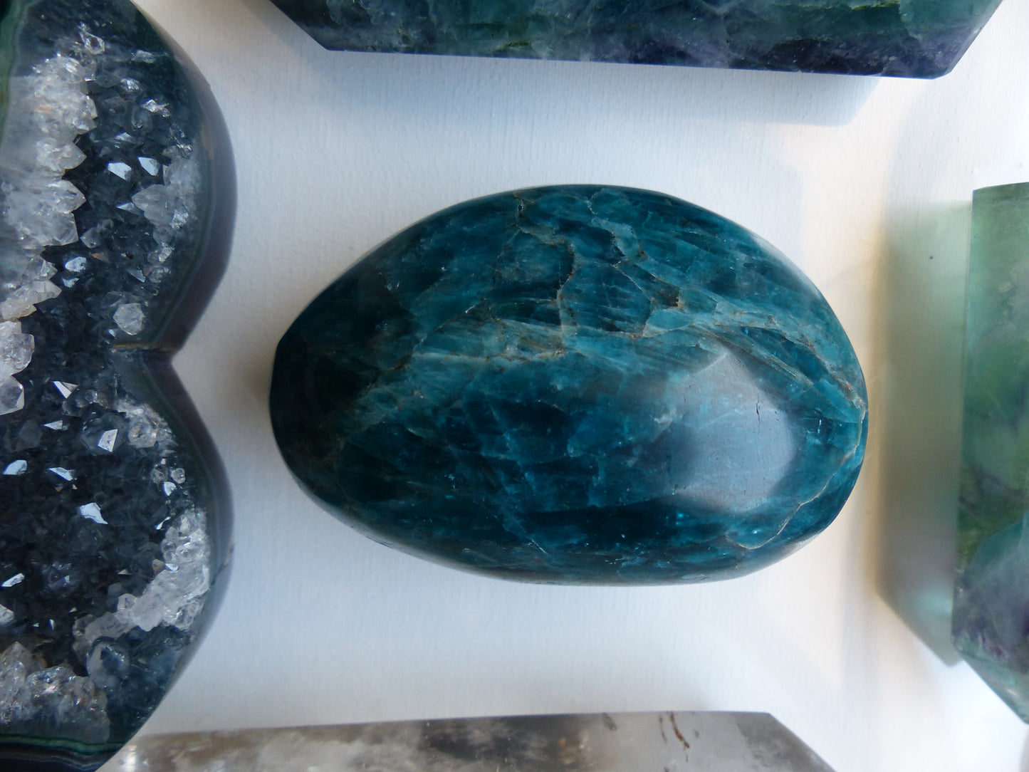 Blue Apatite Palm Stone (#9) - Simply Affinity