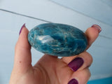 Blue Apatite Palm Stone (#9) - Simply Affinity