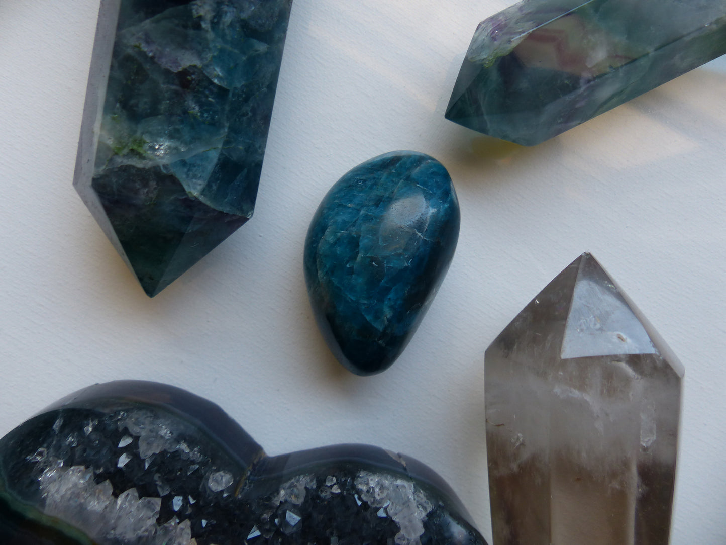 Blue Apatite Palm Stone (#11) - Simply Affinity