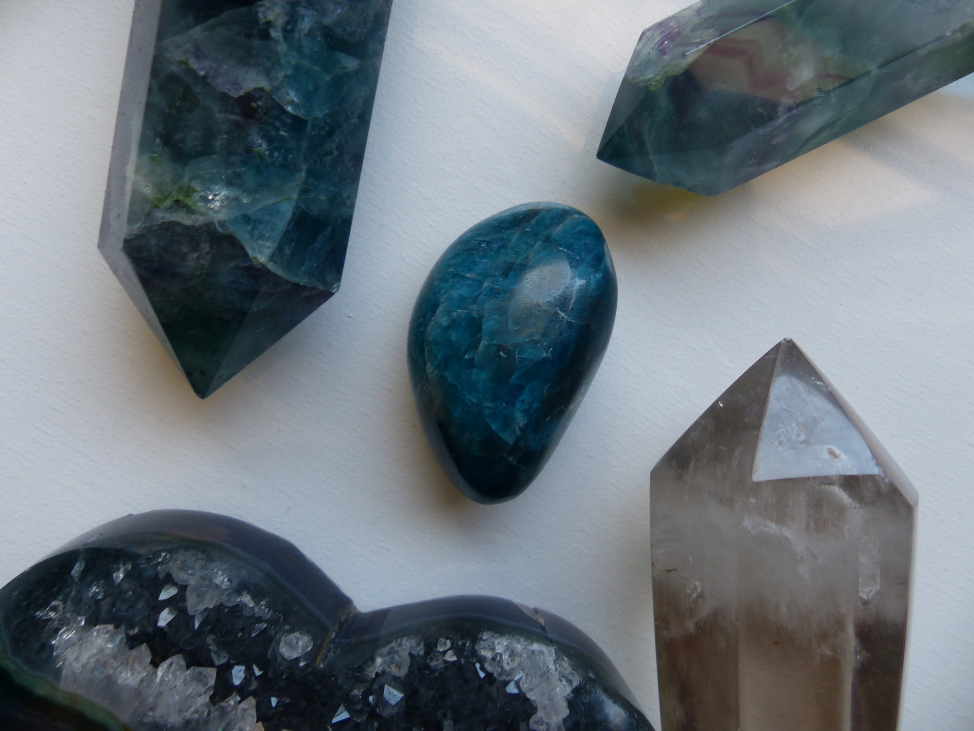 Blue Apatite Palm Stone (#11) - Simply Affinity