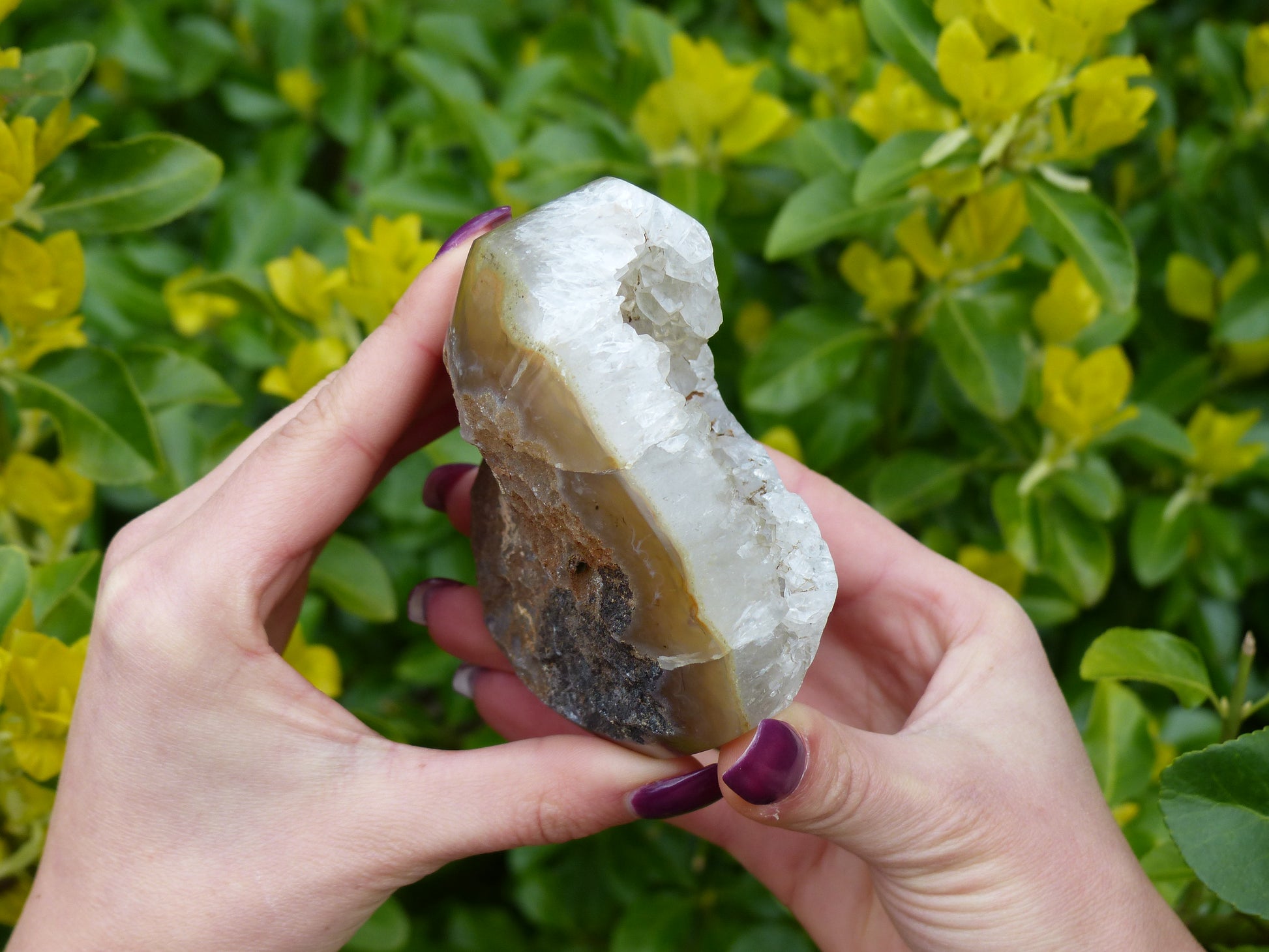 Quartz Geode & Agate Heart (#8) - Simply Affinity