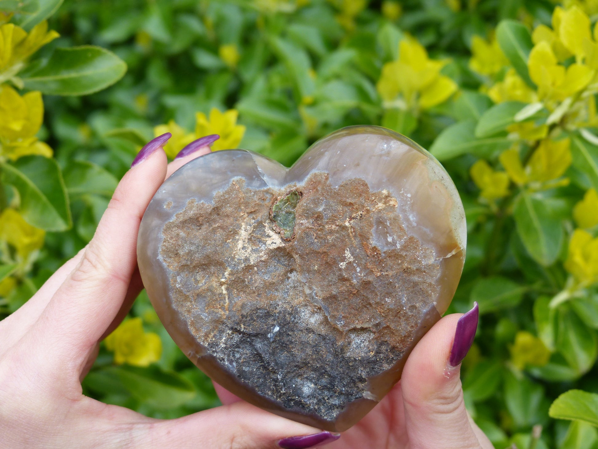 Quartz Geode & Agate Heart (#8) - Simply Affinity