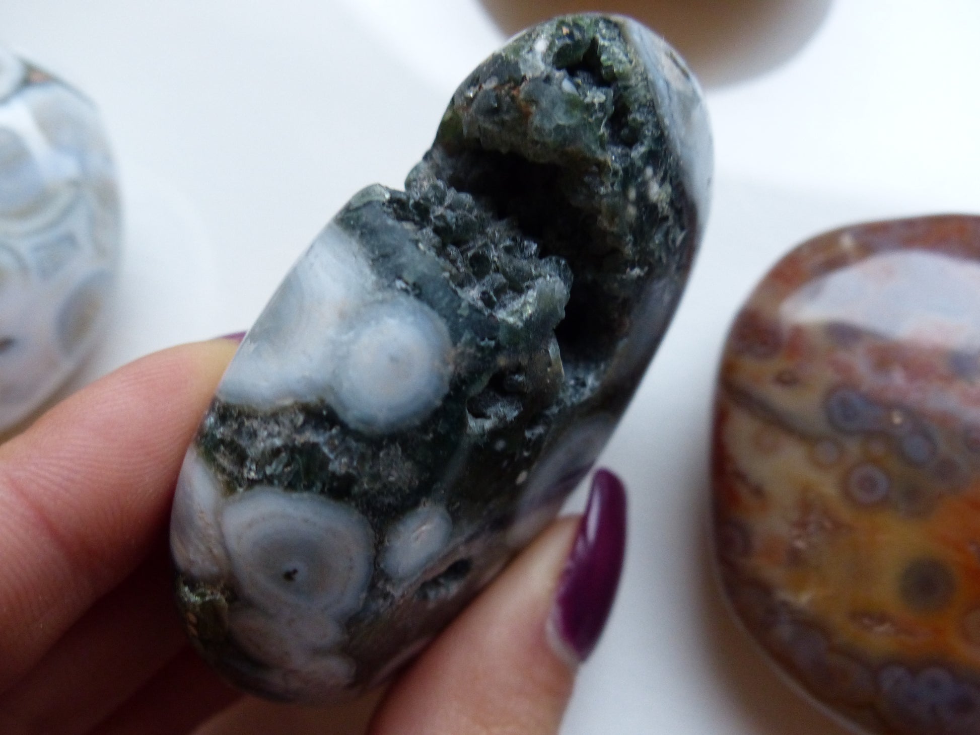 Ocean Jasper Palm Stone (#13) - Simply Affinity