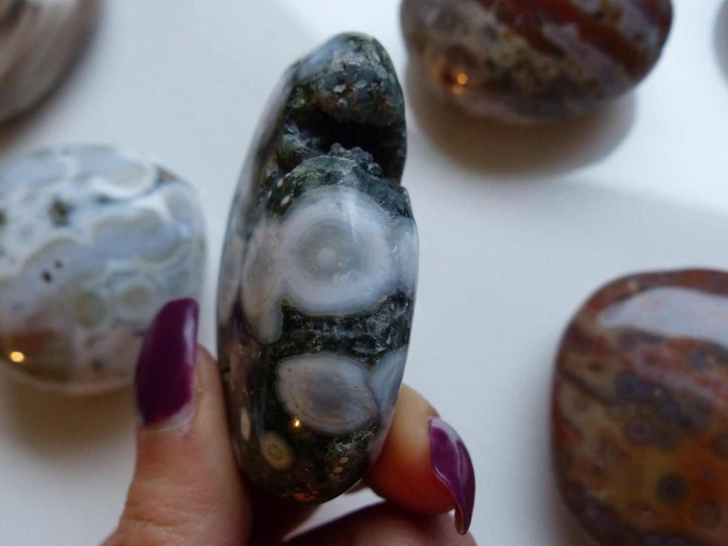 Ocean Jasper Palm Stone (#13) - Simply Affinity