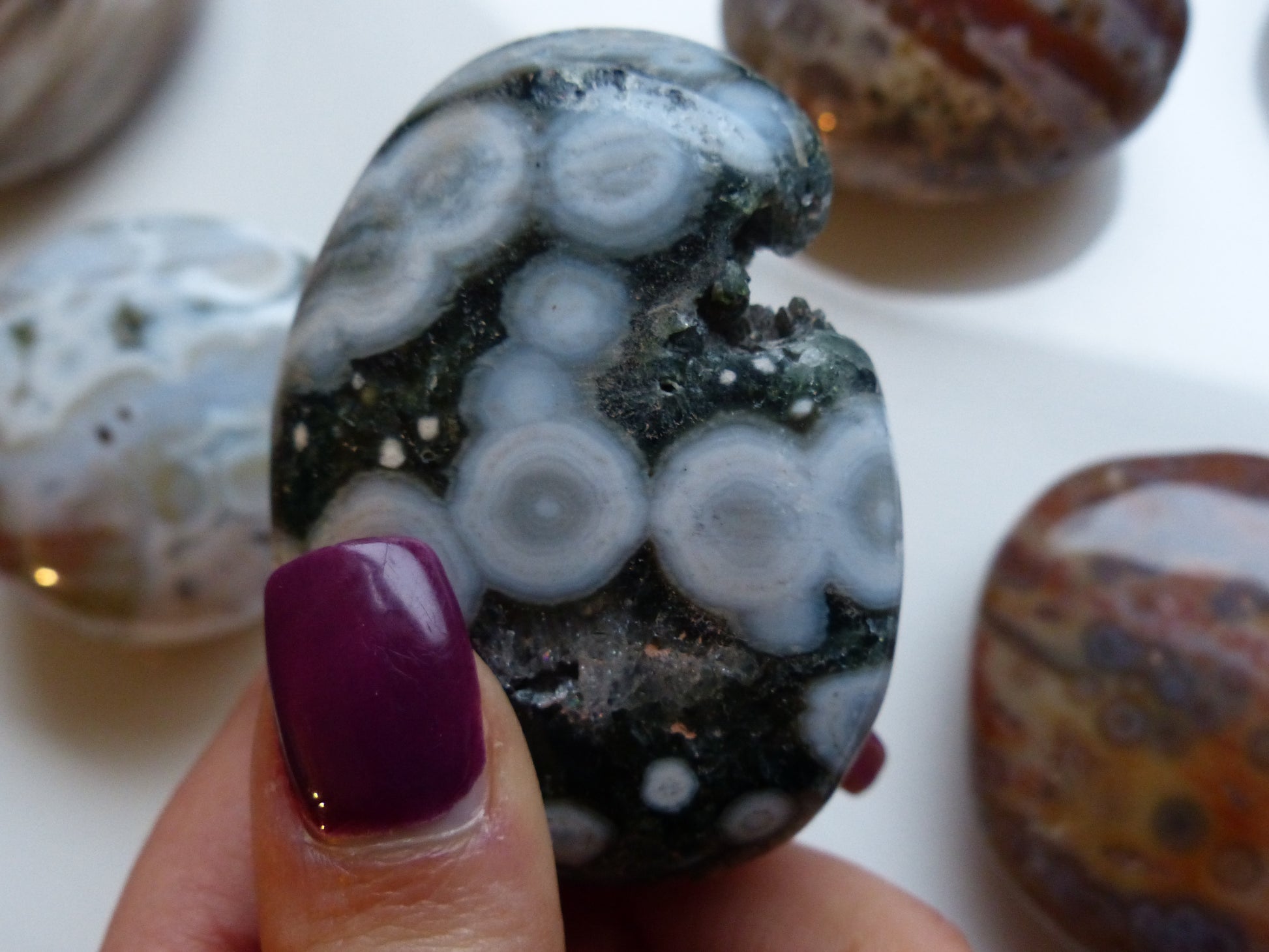 Ocean Jasper Palm Stone (#13) - Simply Affinity