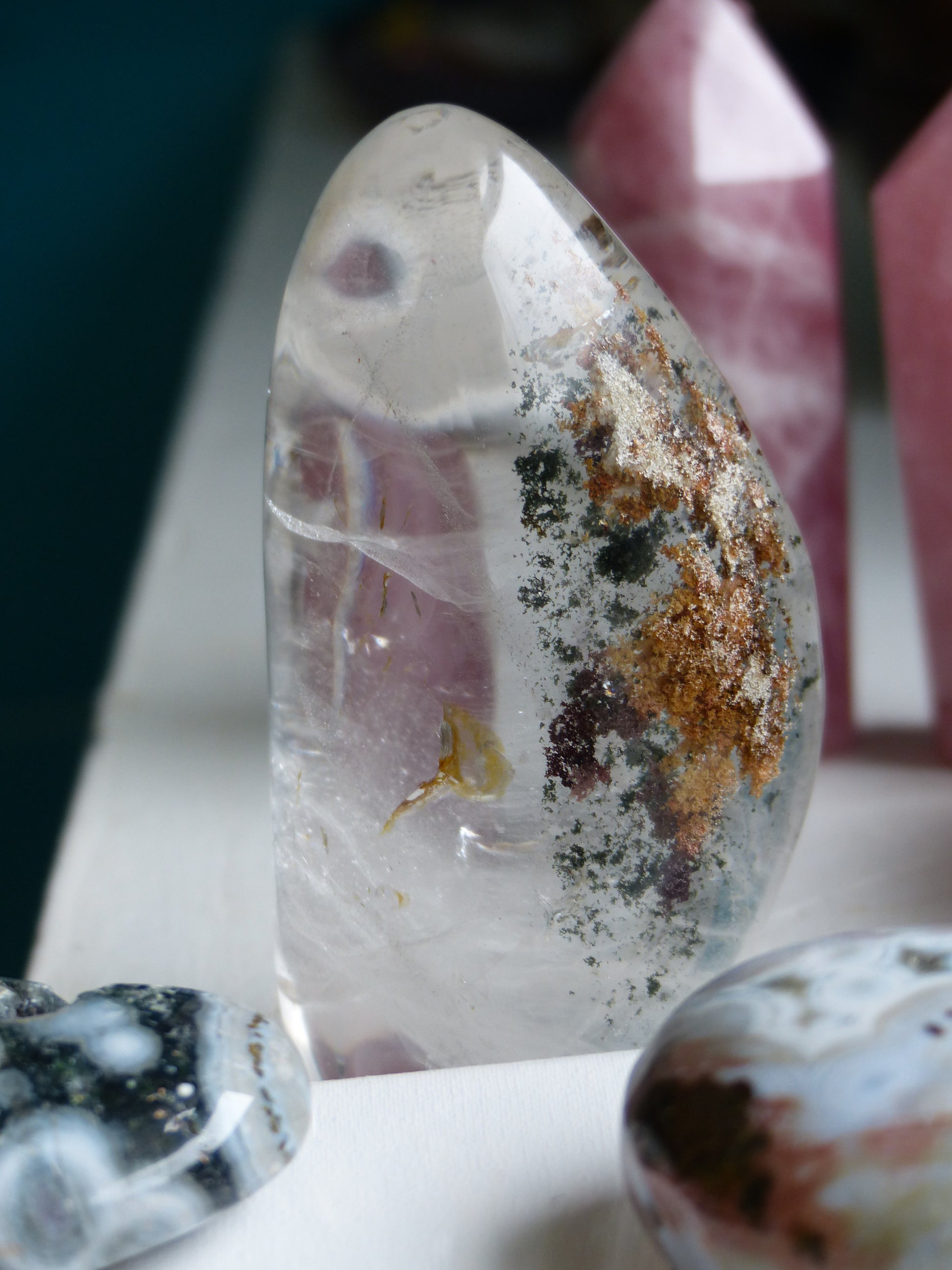 Large Garden Quartz Free Form, Lodolite Free Form - Simply Affinity