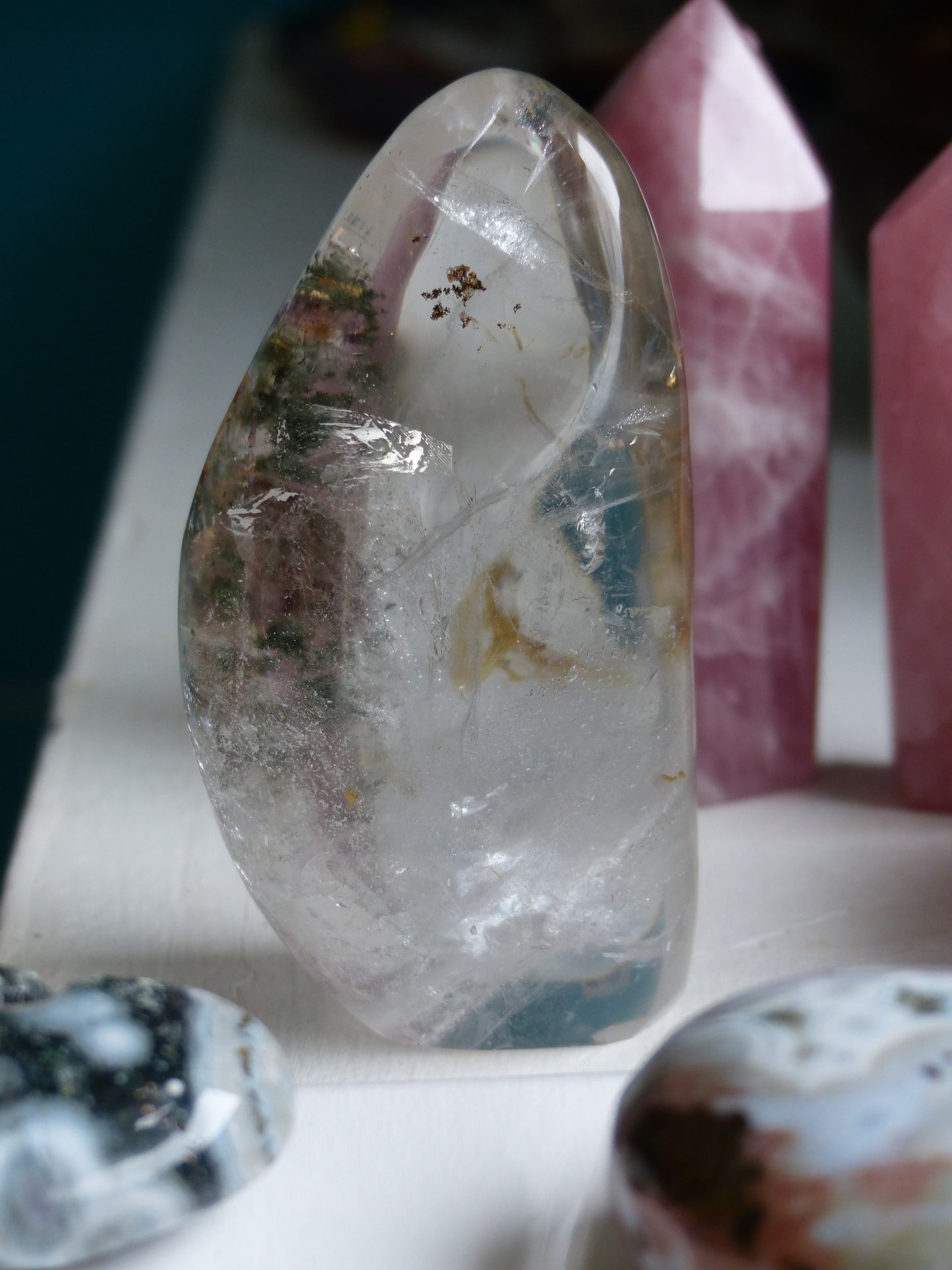 Large Garden Quartz Free Form, Lodolite Free Form - Simply Affinity