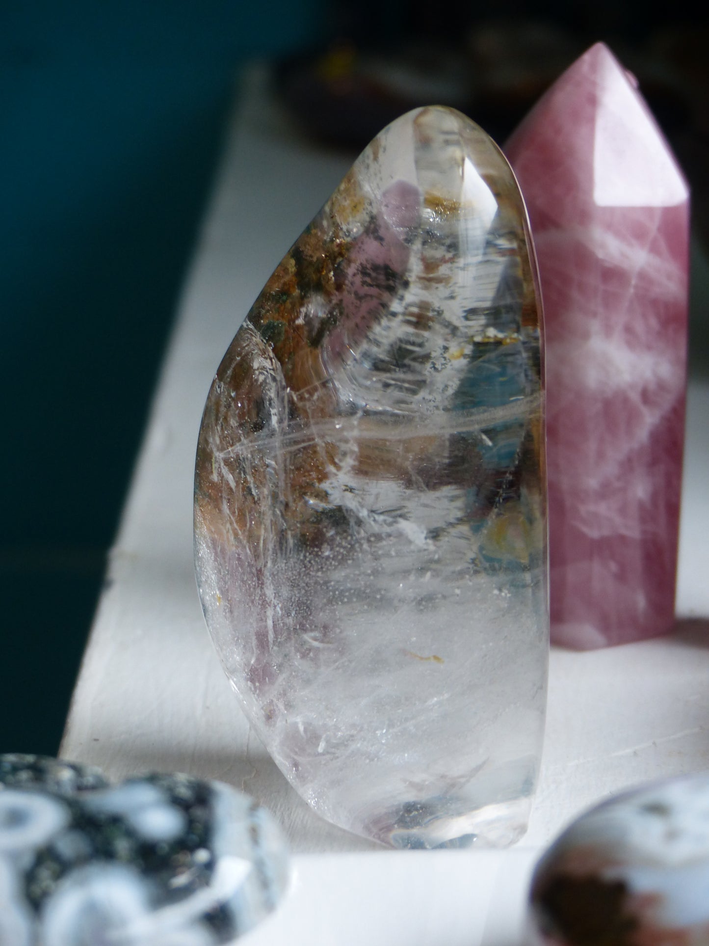 Large Garden Quartz Free Form, Lodolite Free Form - Simply Affinity