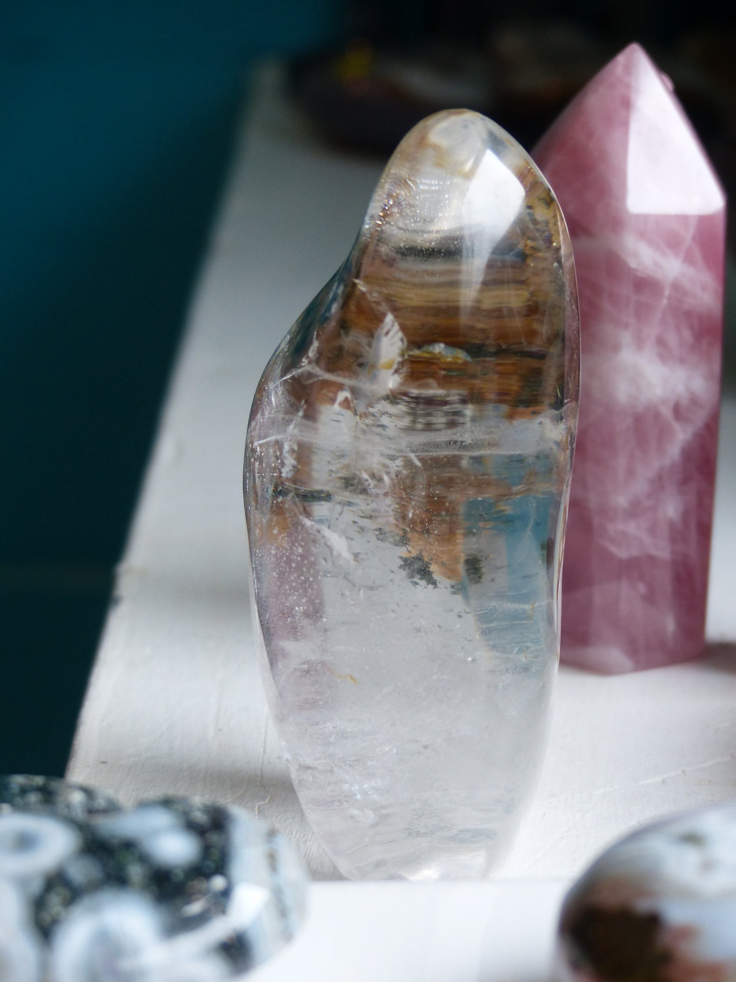 Large Garden Quartz Free Form, Lodolite Free Form - Simply Affinity