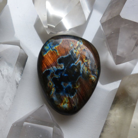 Labradorite Palm Stone (#121)