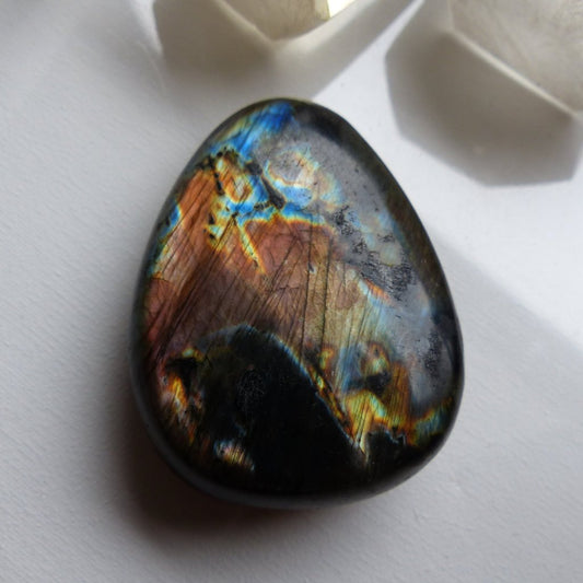 Labradorite Palm Stone (#121)