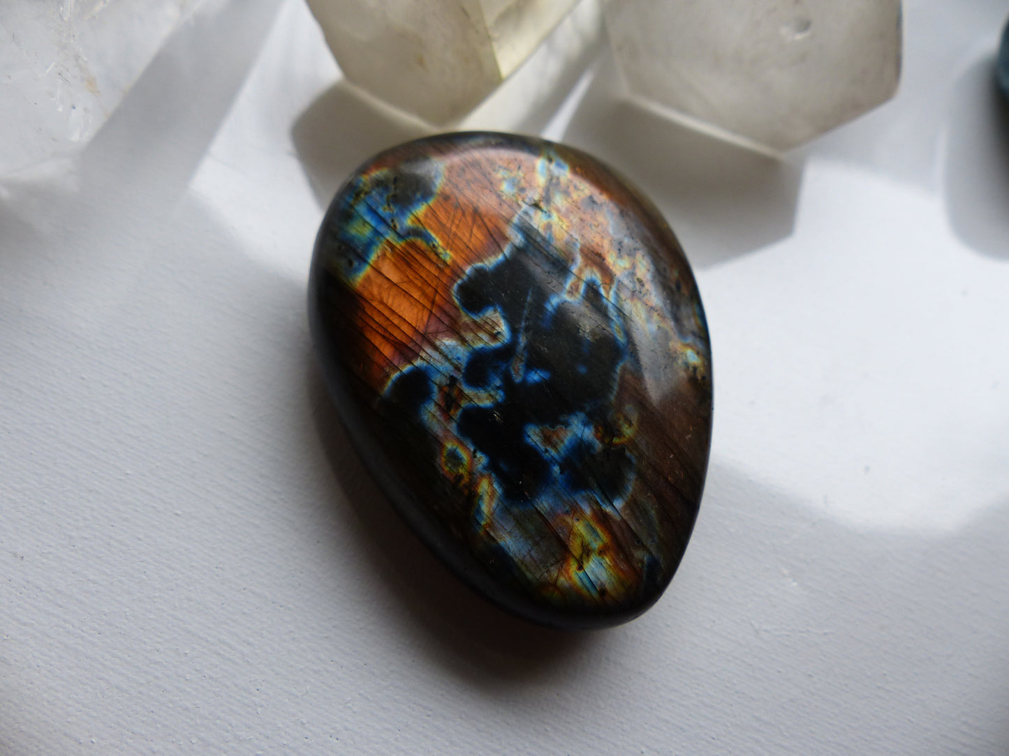 Labradorite Palm Stone (#121)