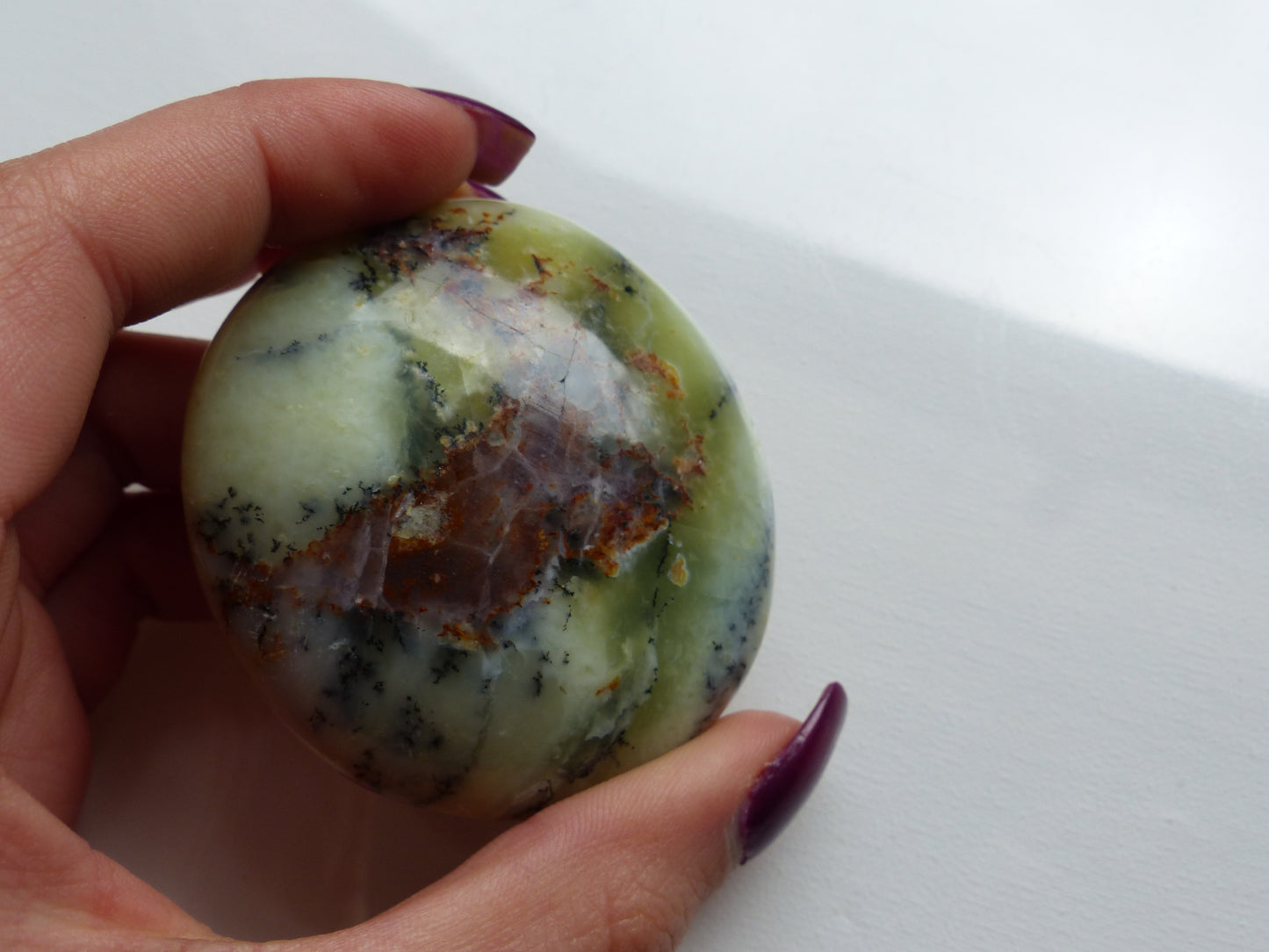 Dendritic Opal Palm Stone (#4)